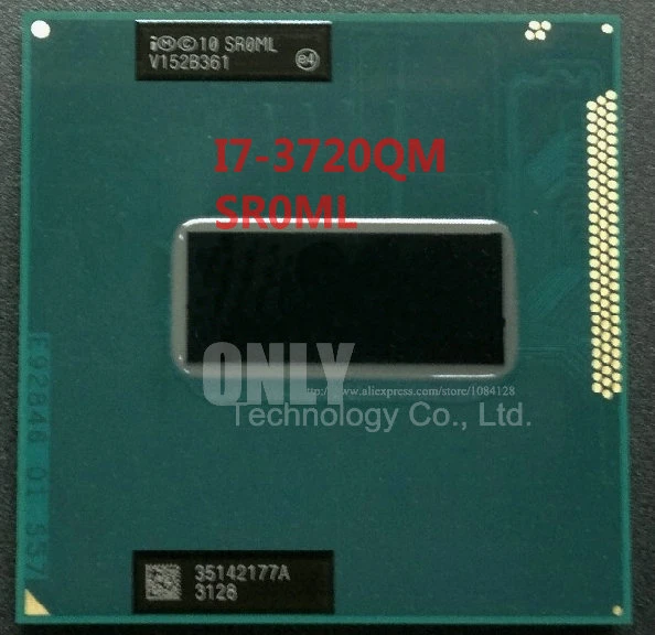 Free Shipping INTEL CPU I7-3720QM CPU processor SR0ML I7 3720QM SROML 2.6G-3.6G/6M HM75 HM77 cpu socket