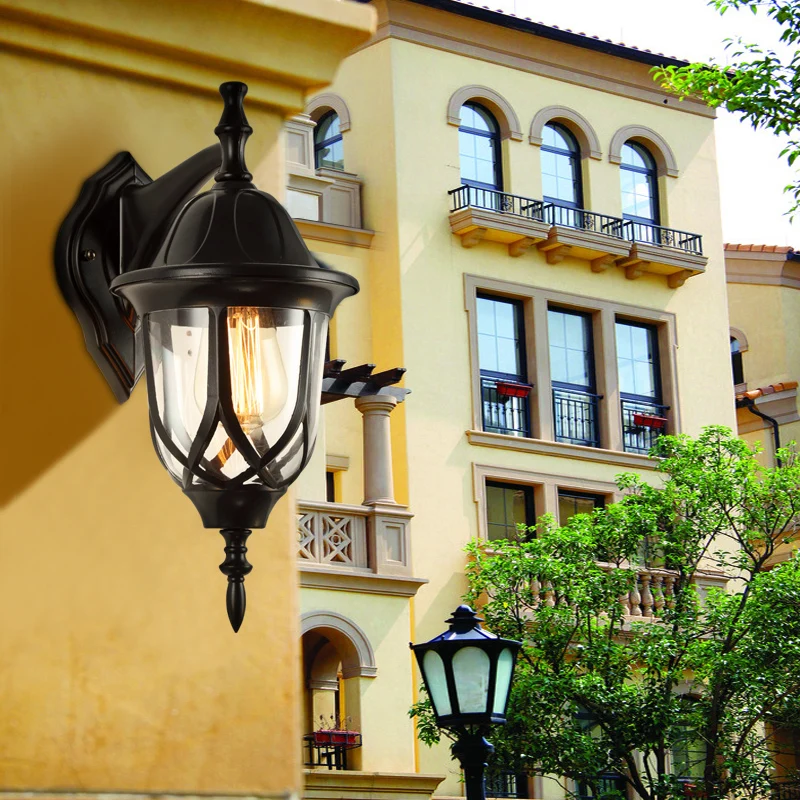 Outdoor Wall Lamps balcony Continental style wall lamp waterproof LED