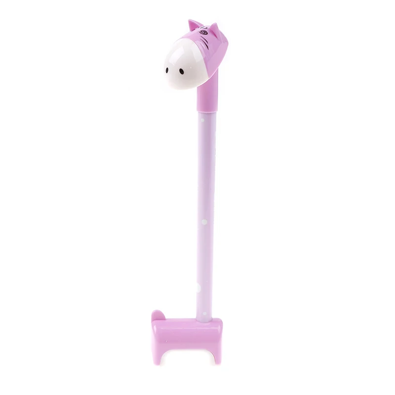 Милая Шариковая ручка с рисунком жирафа из мультфильма Kawaii, забавные шариковые ручки для школы, для письма, креативный подарок, корейские канцелярские принадлежности для офиса