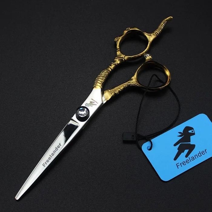 Cutting Scissors NUM-0001 Профессиональные Парикмахерские ножницы 6,0 440c ножницы для волос 440c сталь barbearia tijeras de peluqueria профессиональный черный - Цвет: Cutting Scissors