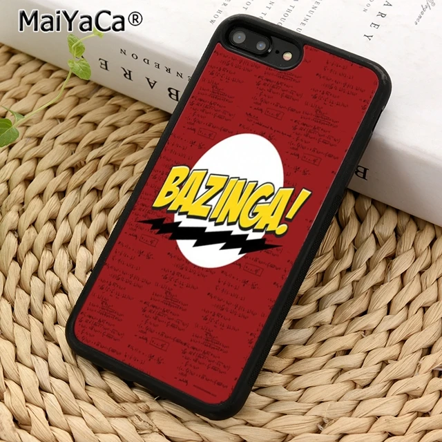 Чехол для телефона MaiYaCa The Big Bang Theory bazinga с логотипом iPhone 5 6 6s 7 8 plus 11 pro X XR XS max Samsung S7