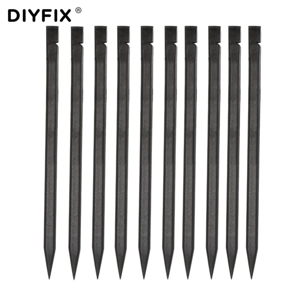 

DIYFIX 10 in 1 Plastic Spudger Anti Static Nylon Stick Pry Opening Tool for iPhone iPad Samsung Cellphone Repair Hand Tools Set