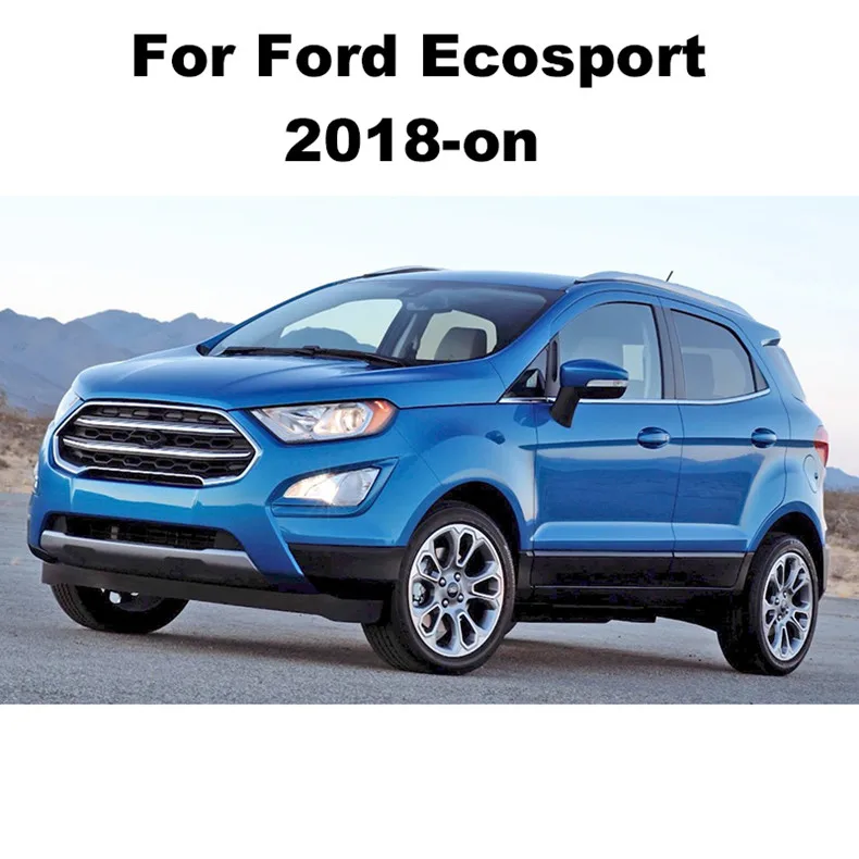 Обновленные кожаные автомобильные коврики для Ford EcoSport на заказ коврики для ног Автомобильные ковры автомобильные чехлы