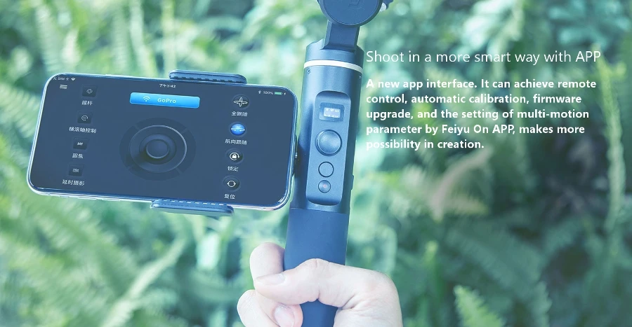 Feiyu Tech G6 360 градусов 3-Axis Камера Gimbal с поддержкой Wi-Fi с дистанционным управлением по bluetooth Управление пульт дистанционного управления для GoPro Hero 6/5/4 RX0 VS Zhiyun Z1