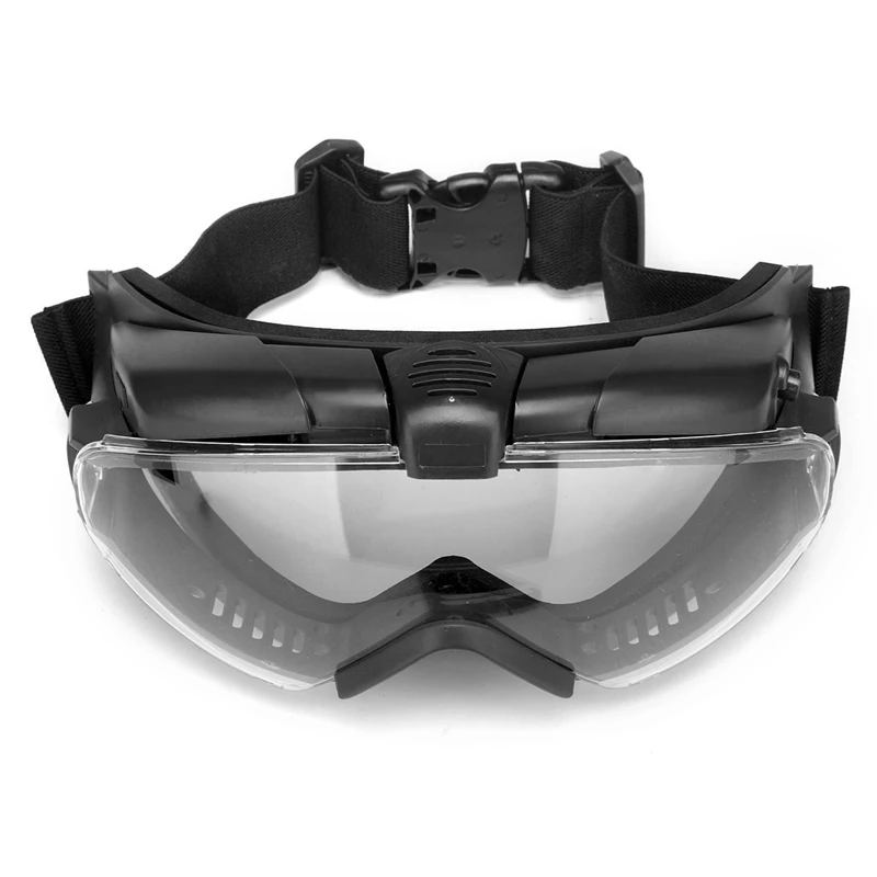 Tactical Military Airsoft Anti-fog Dust Regulator Safety Goggles Glasses W// Fan
