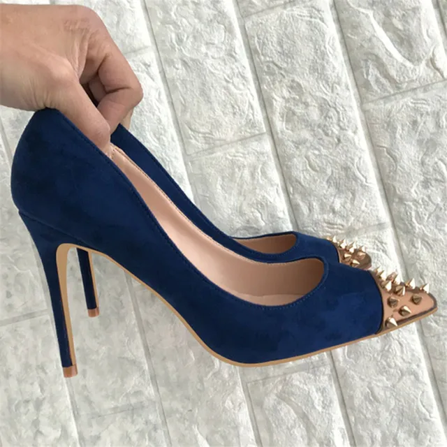 navy blue heels cheap