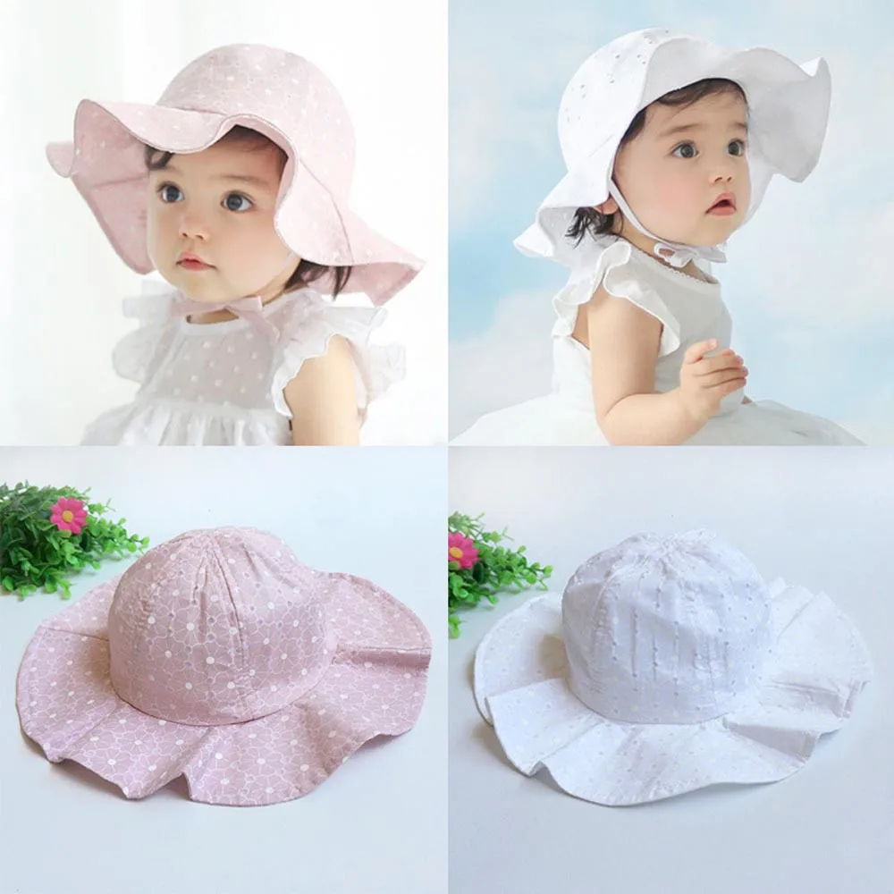 

Toddler Infant Kids Soft Cotton Sun Cap Summer Outdoor Breathable Hats Baby Girls Boys Beach Sunhat Suit for 1-4 Years Old kids