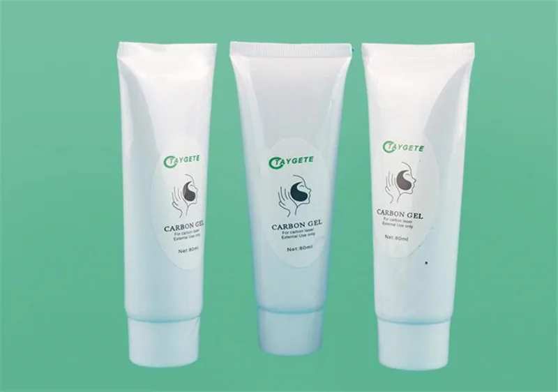 

3pcs/lot 80ml Cheap Soft Carbon Cream gel for ND YAG laser skin rejuvenation skin whitening skin Deep Cleaning