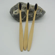 1 шт. натуральная чистая бамбуковая зубная щетка портативная Мягкая зубная щетка для волос экологически чистые щетки Очистка полости рта инструменты для ухода