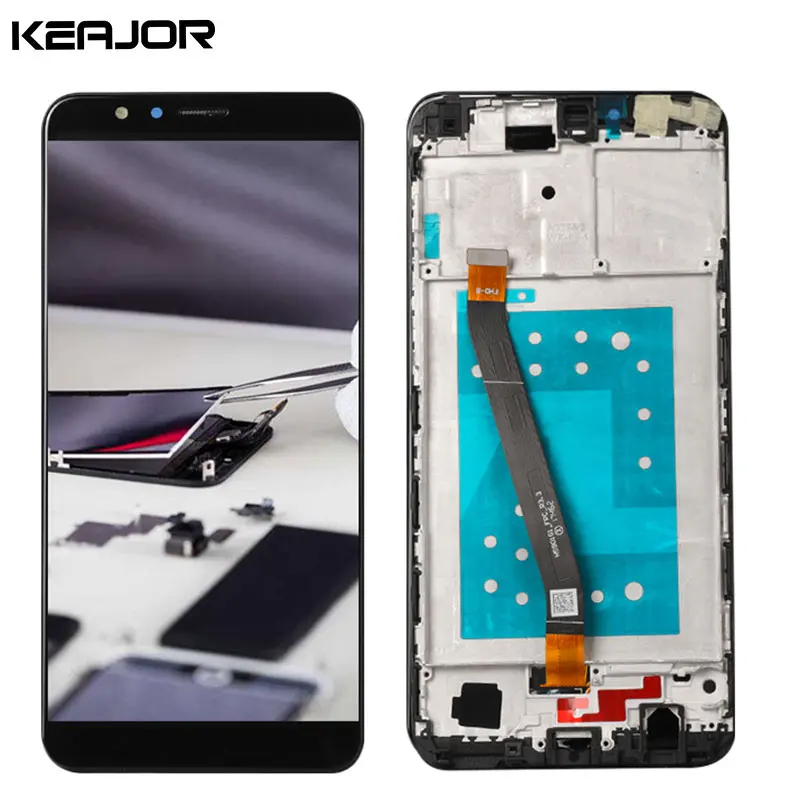 

Lcd Screen for Huawei Honor 7X Touch Display Screen Assembly Digitizer Replacement with Frame For Huawei Honor 7X 5.93inch