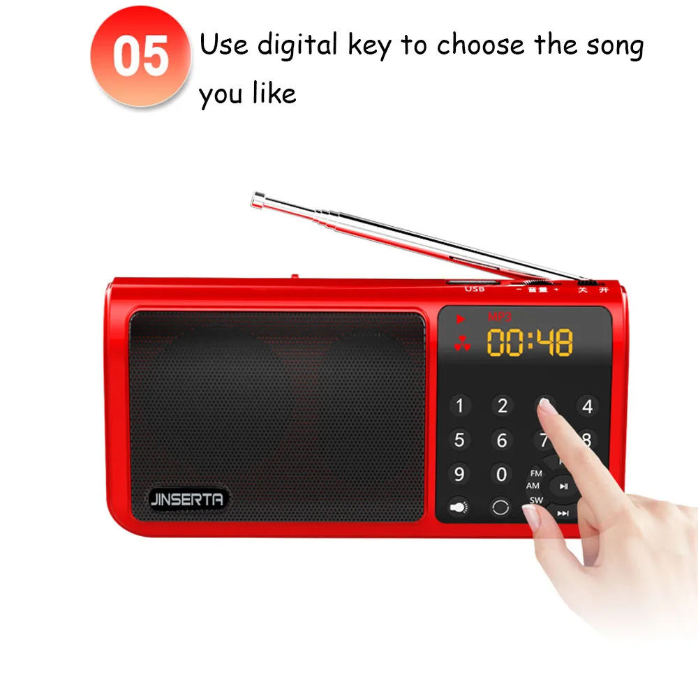 E3320-Mini FM AM SW Radio-5