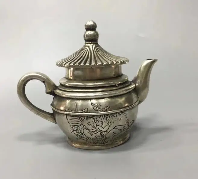 

Коллекция archaize белый медный lad чайник с узором статуя ремесла