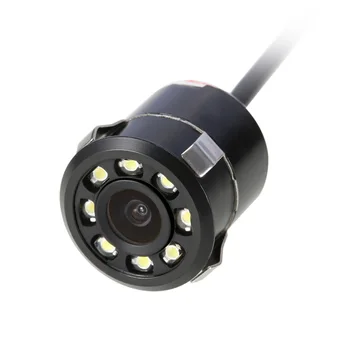 

170 Degree Wide Angle Car Rear View Backup Camera Waterproof and Shockproof 8 LEDs Night Vision Full HD CCD Sensor