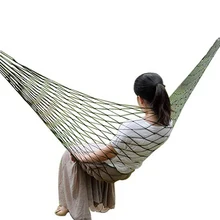 Легкий портативный гамак для выживания в кемпинге 150 кг с несущей нагрузкой для сна, потрясающий переносной нейлоновый парашют, открытая сетчатая кровать
