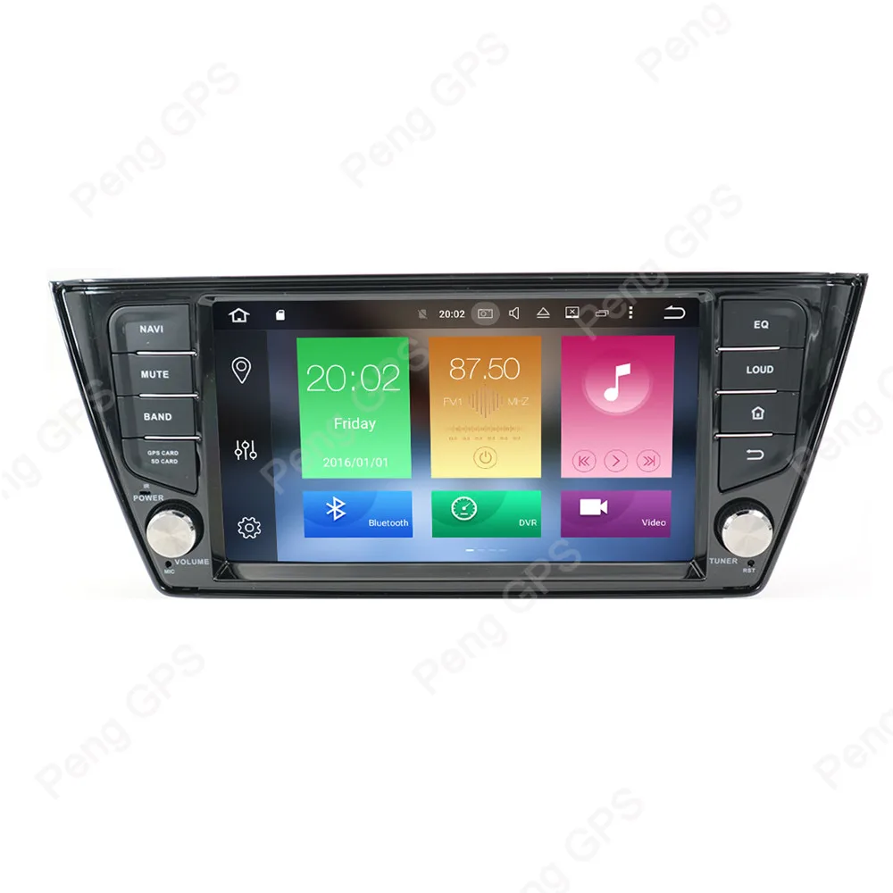 Best 2 Din Android 8.0 Car CD DVD Player 8Core GPS Navigation for VW Skoda Fabia 2015-2017 Stereo 1080P HD Screen Autoradio Headunit 1
