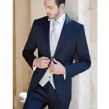 Новое поступление, официальные мужские костюмы Terno Masculino Custume Homme, брендовая одежда блейзер для мужчин, 4 предмета(куртка+ штаны+ галстук+ жилет), Bule