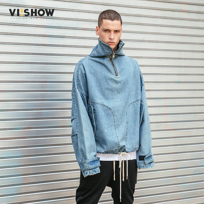 

VIISHOW Streetwear Men Jacket New Brand Chaqueta Hombre Winter Denim Jacket Men 2018 Denim Men Jacket Veste Homme JC1863173