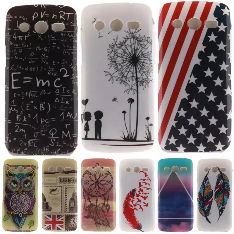 Fashion Dandelion owl lovers Pattern Silicone Soft TPU IMD