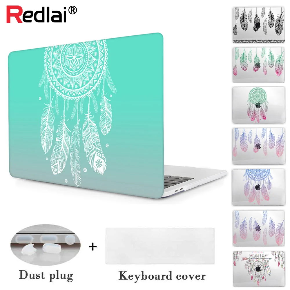 

Redlai Dream catcher Feather Pattern Case for Apple Pro 13 with/t Touch bar 2016 Model For Macbook Air 13 Pro retina 13 15 inch