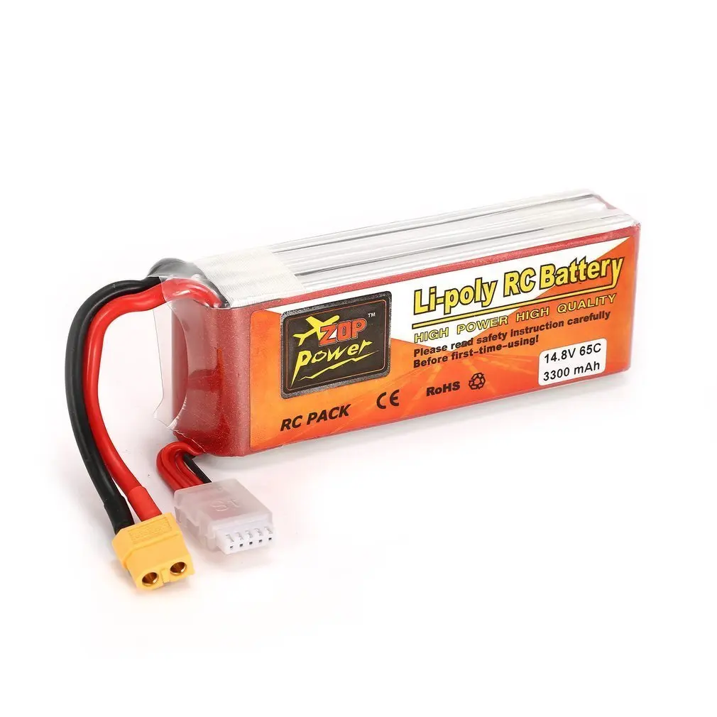 

ZOP Power 14.8V 3300/5000/5500/6000/7000/8000mAh 30/40/45/65C 4S 1P Lipo Battery XT60 Plug for RC Drone Helicopte Car Boat Model
