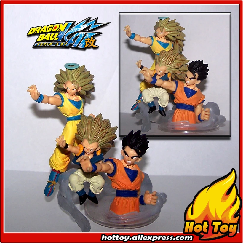 

100% Original BANDAI Gashapon PVC Toy Figure HG Imagination 10 - Goku Gohan Gotenks from Japan Anime"Dragon Ball Z" (8cm tall)