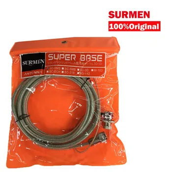 

100% Original SURMEN SC-5MS 5 Meters PL-259 SO-239 Antenna Extension Cable for Car Radio for Kenwood Yaesu Silver
