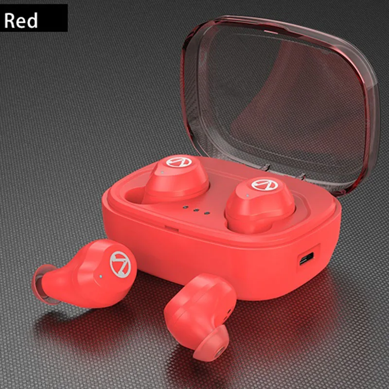 

TWS Mini Bluetooth 5.0 Headset Wireless Earbud with Handsfree Stereo Binaural Calls With Charging Box for iphone Andriod