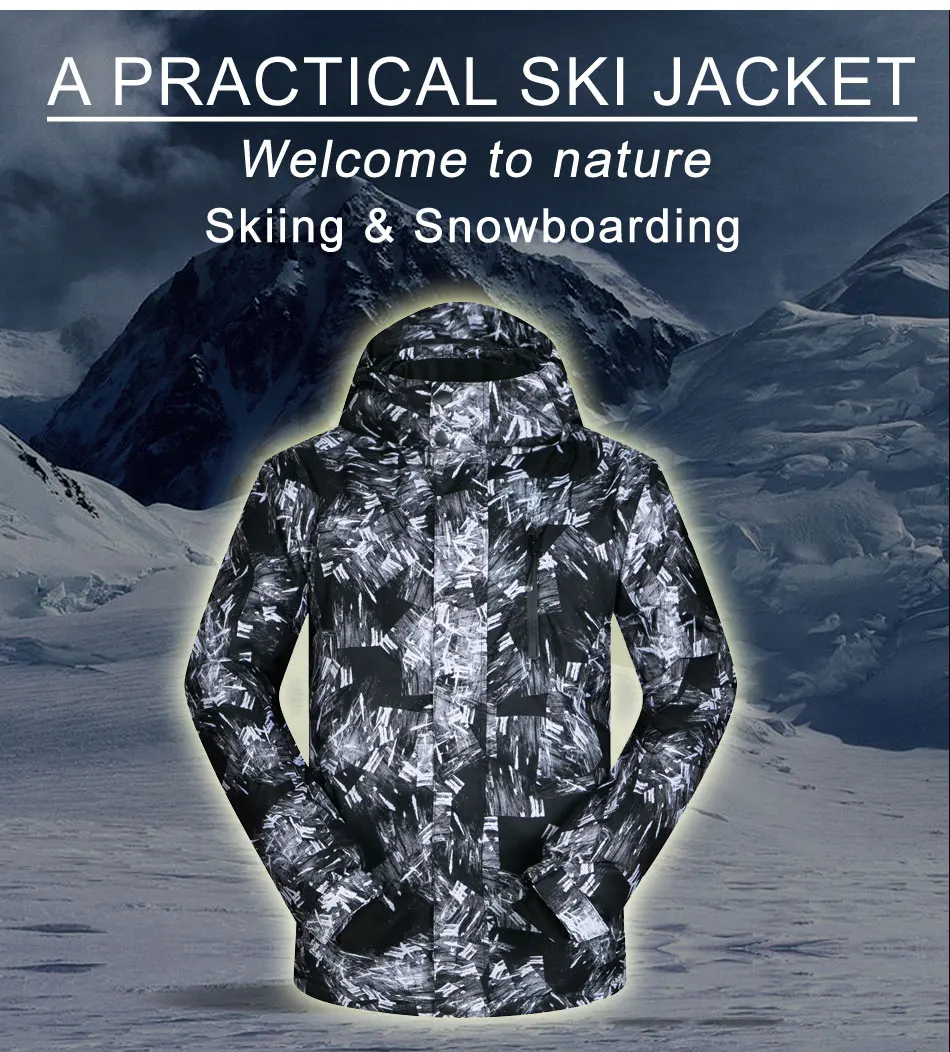 Зимние лыжи мужские супер теплая куртка зимние уличные спортивные куртки для сноубординга водонепроницаемые мужские лыжные куртки для беговых лыж бренды