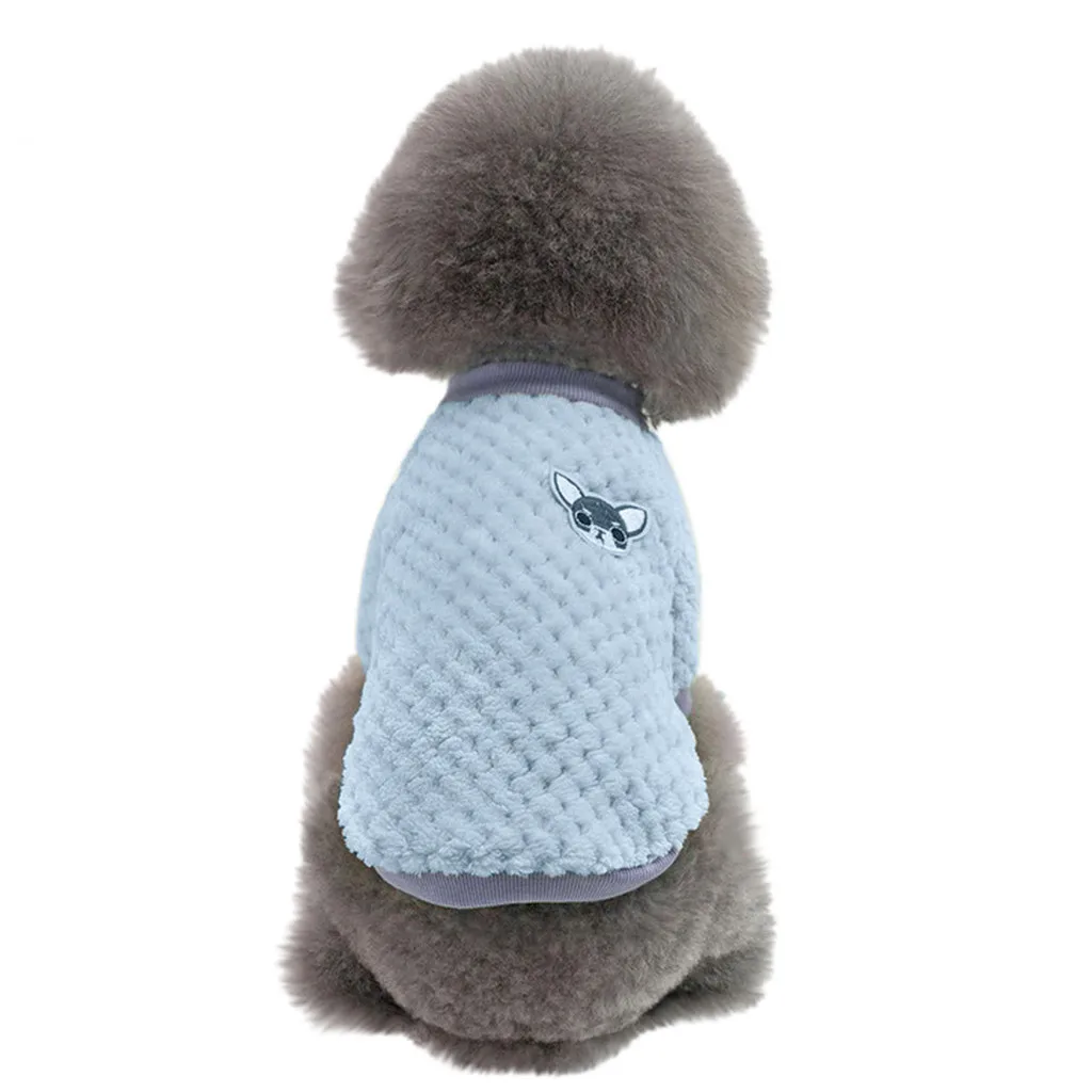 Модный дизайн пальто для домашних животных высокого качества полиэстер прочный удобный Щенок Собака Кошка милый свитер маленький питомец мягкий костюм - Цвет: Зеленый