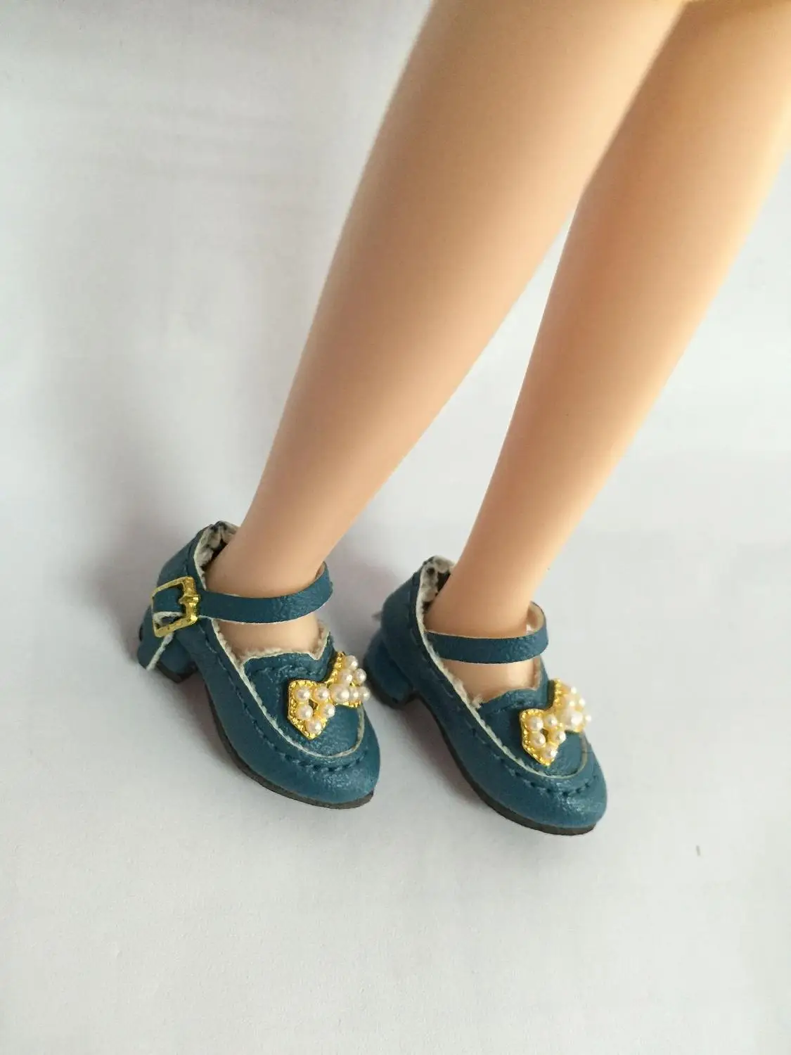 Куклы обувь для blyth Azone куклы OB кукла licca и т. д. Длина: 2,8 см повседневная обувь на плоской подошве - Цвет: blue