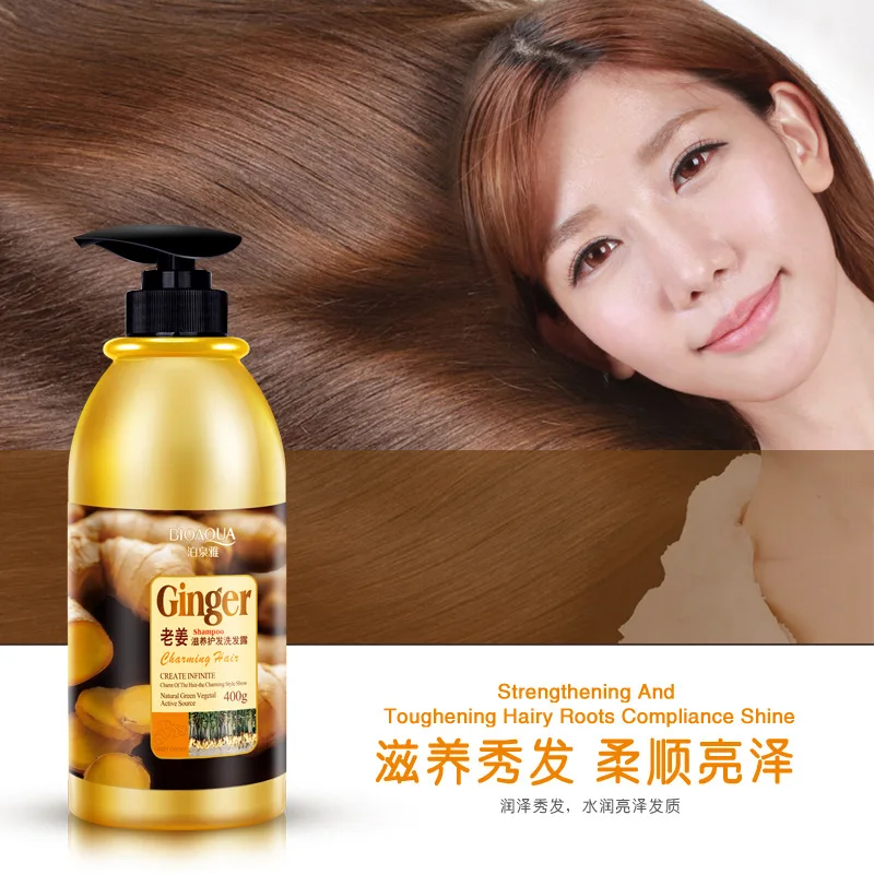 BIOAQUA Natural Herbal Ginger Shampoo Anti Hair Loss And Hair Growth Fast Oil Control Hair Mask Hair Care BIOAQUA Natural Herbal Ginger Shampoo Anti Hair Loss And Hair Growth Fast Oil Control Hair Mask Hair Care