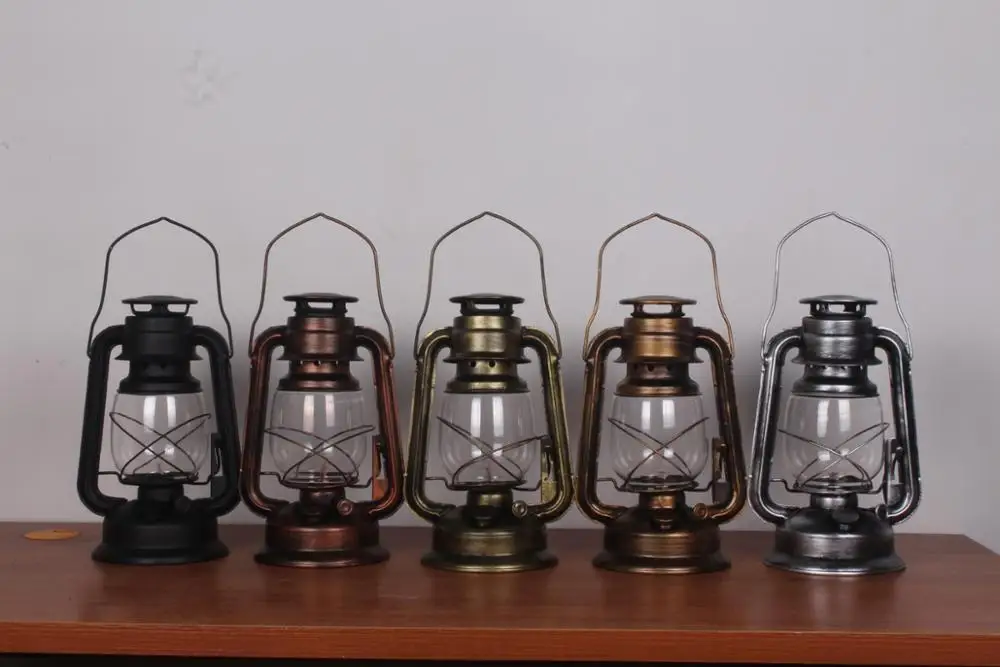 kerosene lamp decoration Lantern Table Lamps personalized style retro industrial work lights Nordic furnishings Decoration GY190