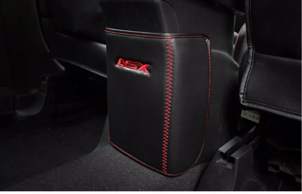 Cotochsun автомобиль-Стайлинг интерьер подлокотник задняя защита анти-удар накладка декоративная чехол для Mitsubishi ASX 2013- авто аксессуары