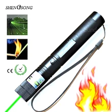 Green Laser Sight Rifle Scope Riflescope CNC Lasers Pointer Powerfully Focus Lazer 532nm Powerful Hunting SD Laser 303 with Star