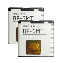 BP-6MT 1050 мА/ч, Батарея для Nokia N81 N82 N81-8G E51 E51i 6720 6720C BP 6MT сотовый телефон аккумулятор Батарея