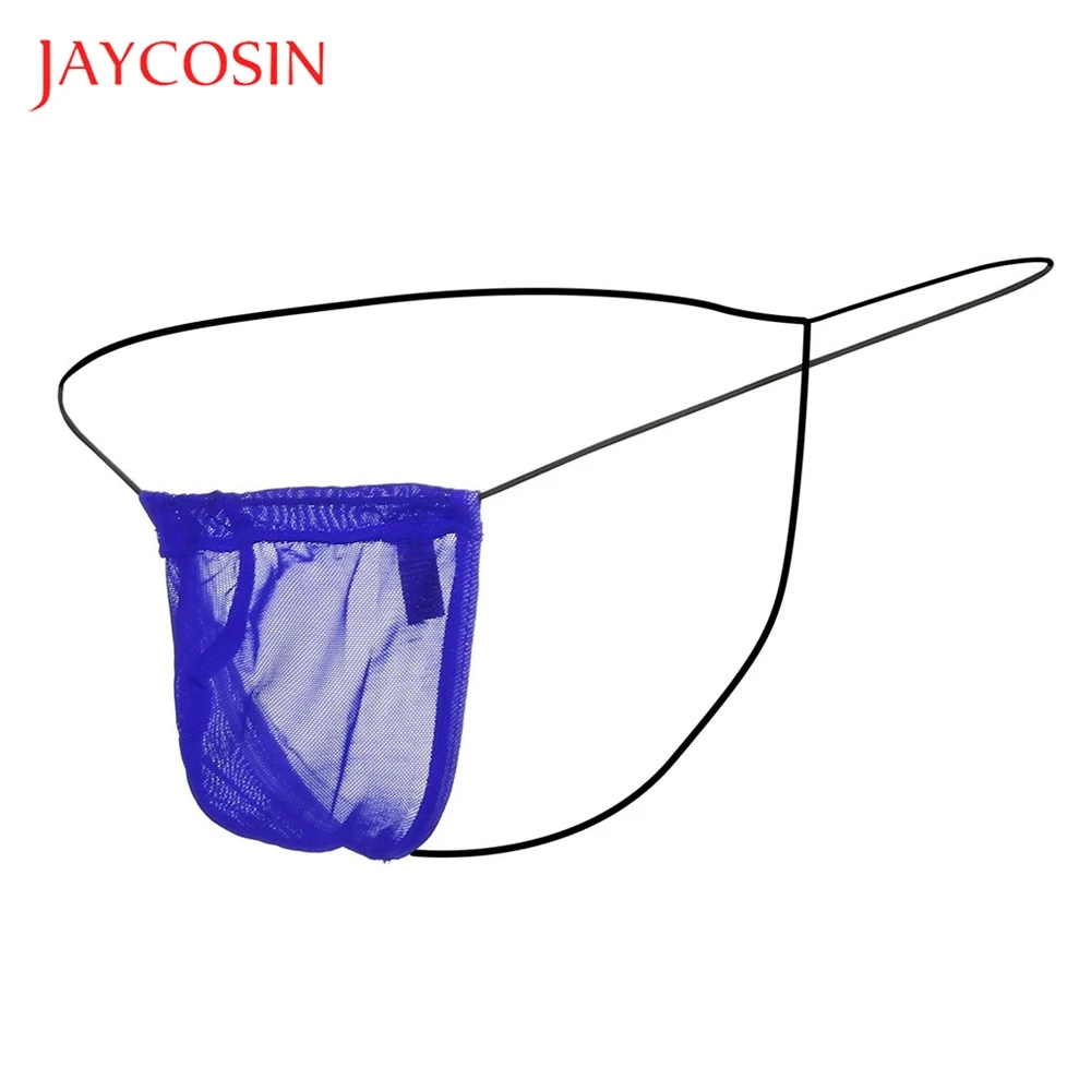 Трусы стринги JAYCOSIN мужские сетчатые модное пикантное мягкое нижнее белье