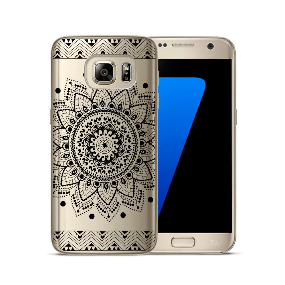 Clear painted Case FOR Samsung S6 Soft TPU Phone Case FOR Samsung S8 Smart Back Protective Phone Cover FOR Galax S5 S7 S8 Plus (14)
