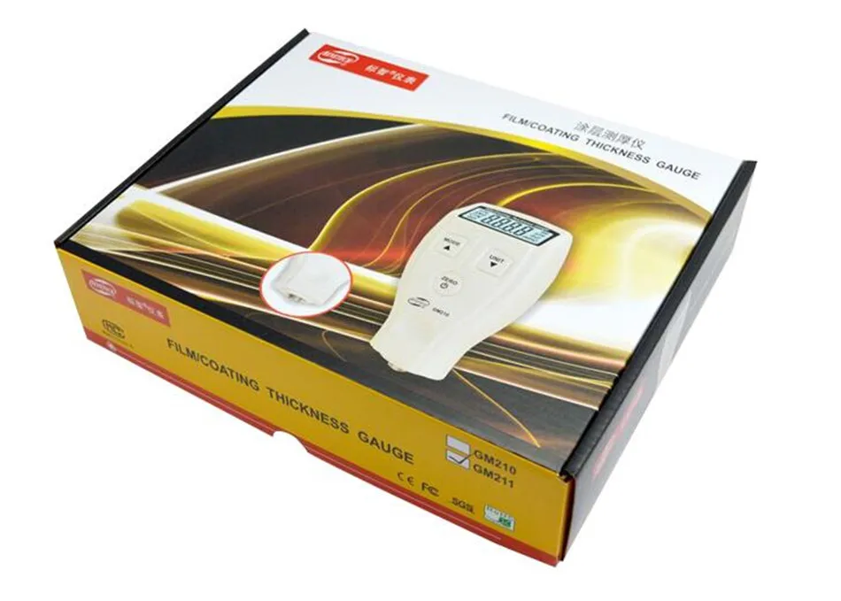 Film Coating Thickness Gauge Meter Width Thickness Measuring Instruments for non-magnetic surface coating images - 6