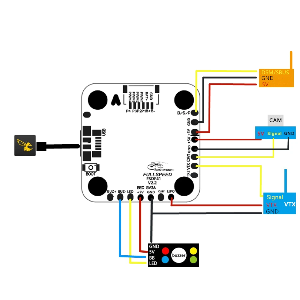 F411 мини F4 Betaflight OSD для регулировки PID BEC Полетный контроллер башня с 4в1 28A/35A ESC 2-4S DSHOT вертолет