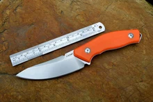 Y-START fixed hunting knife D2 blade G10 handle outdoor tool survival tactical hiking knives with Kydex sheath free shipping