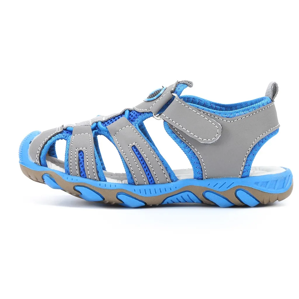 Сандалии для малышей; детская обувь для мальчиков и девочек; летние пляжные сандалии с закрытым носком; кроссовки; sandalen8.358gg