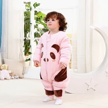 Lovely Children Baby Sleeping Bag Winter Thicken Cotton Warm Baby Newborn Sleep Bag Swaddle Wrap Infant Anti Kick Sleep Sack C01