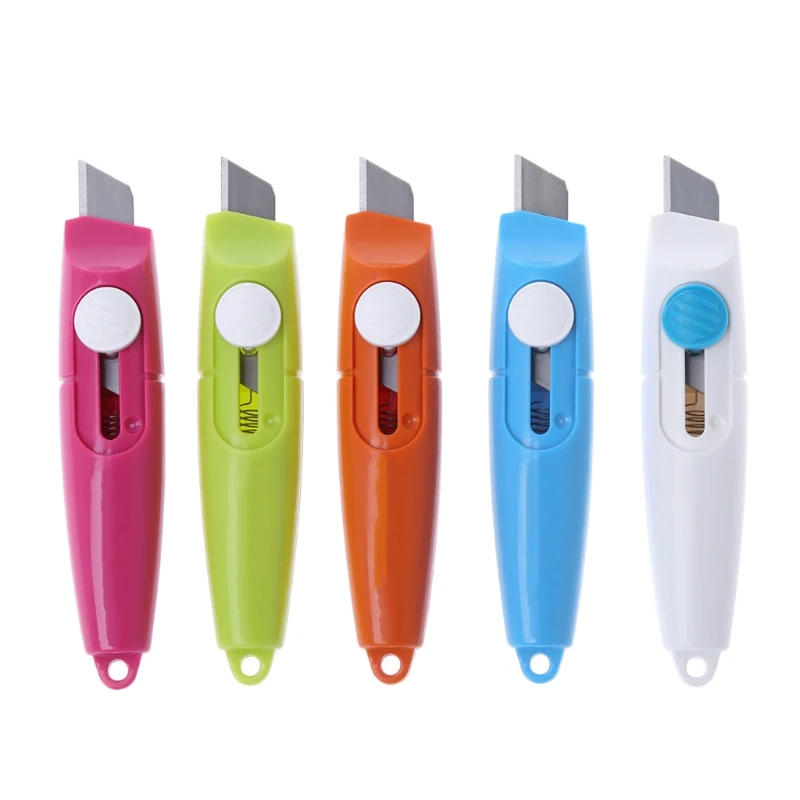 

Mini Cute Utility Knife Paper Wallpaper Photo Box Cutter Office Supplies Tools Nov-26D