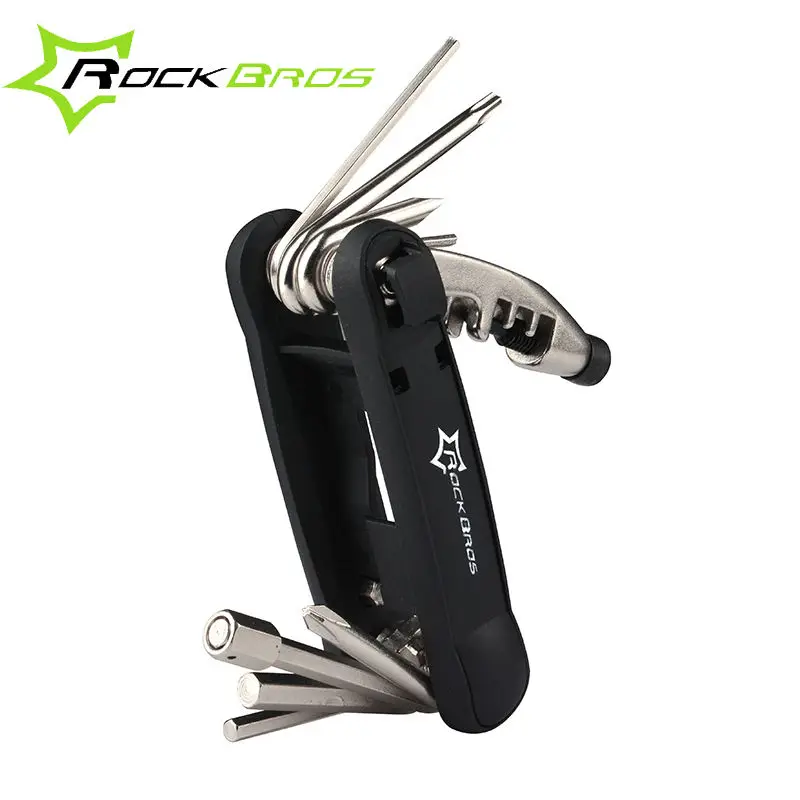 ROCKBROS 12 in 1 Bicycle Repair Tools Bike Multifunctional Tools Kit Set Hex Spoke Wrench Repairing