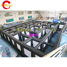 Воздушная надувной лабиринт для продажи, коммерческий большой надувной лабиринт тег игры, прочный лазерный тег надувной лазерный лабиринт