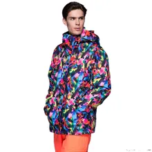 Брендовые зимние лыжные куртки мужские теплые водонепроницаемые сноубордические куртки альпинистская Лыжная одежда