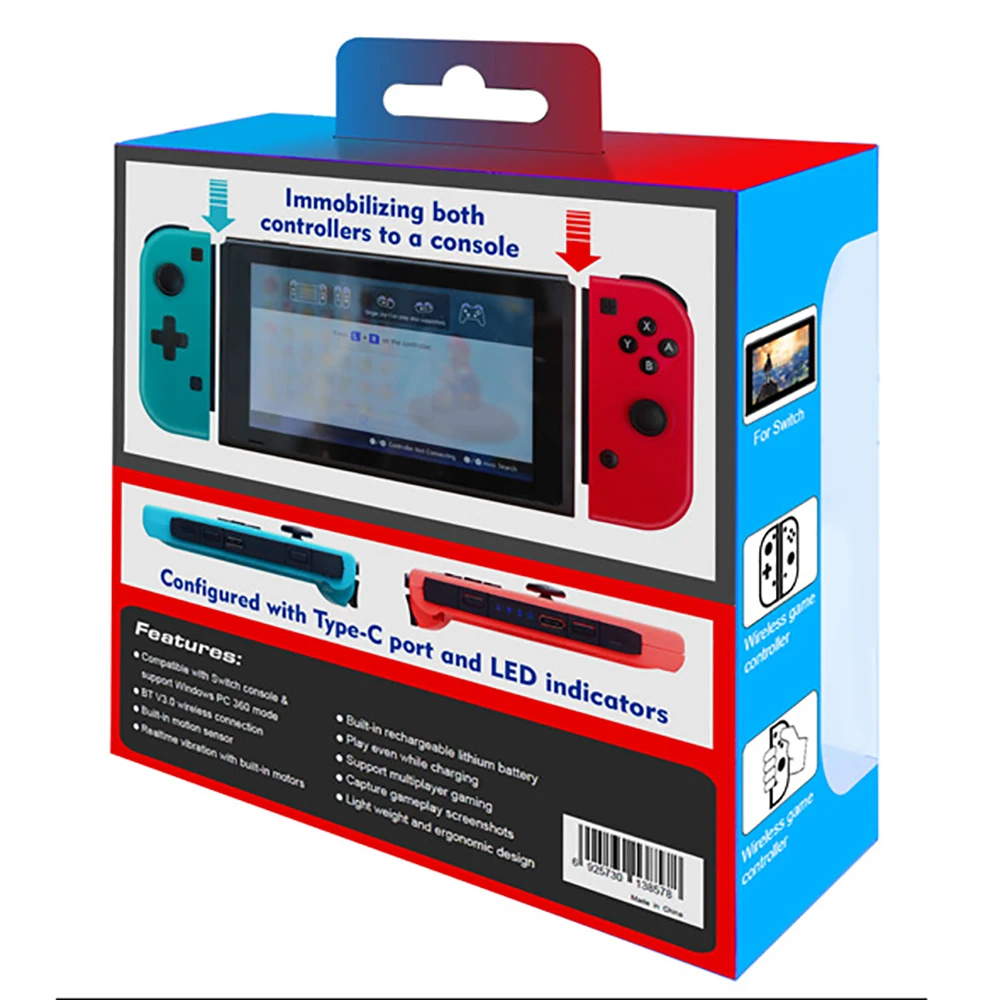 Беспроводной контроллер геймпада Bluetooth для консольный переключатель Nintendo