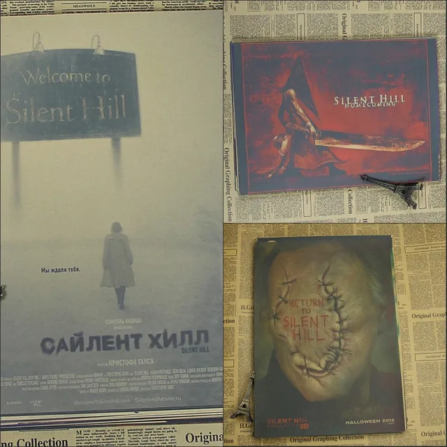 Best Offers Silent Hill Classic Movie Kraft Paper Poster Bar Cafe Living Room Dining room Wall Decorative Paintings Best Offers Silent Hill Classic Movie Kraft Paper Poster Bar Cafe Living Room Dining room Wall Decorative Paintings