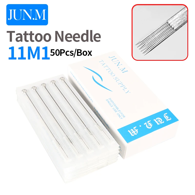 Box of 50pcs 11M1 Magnum Premade Sterilized Tattoo Needles Supply 11M1