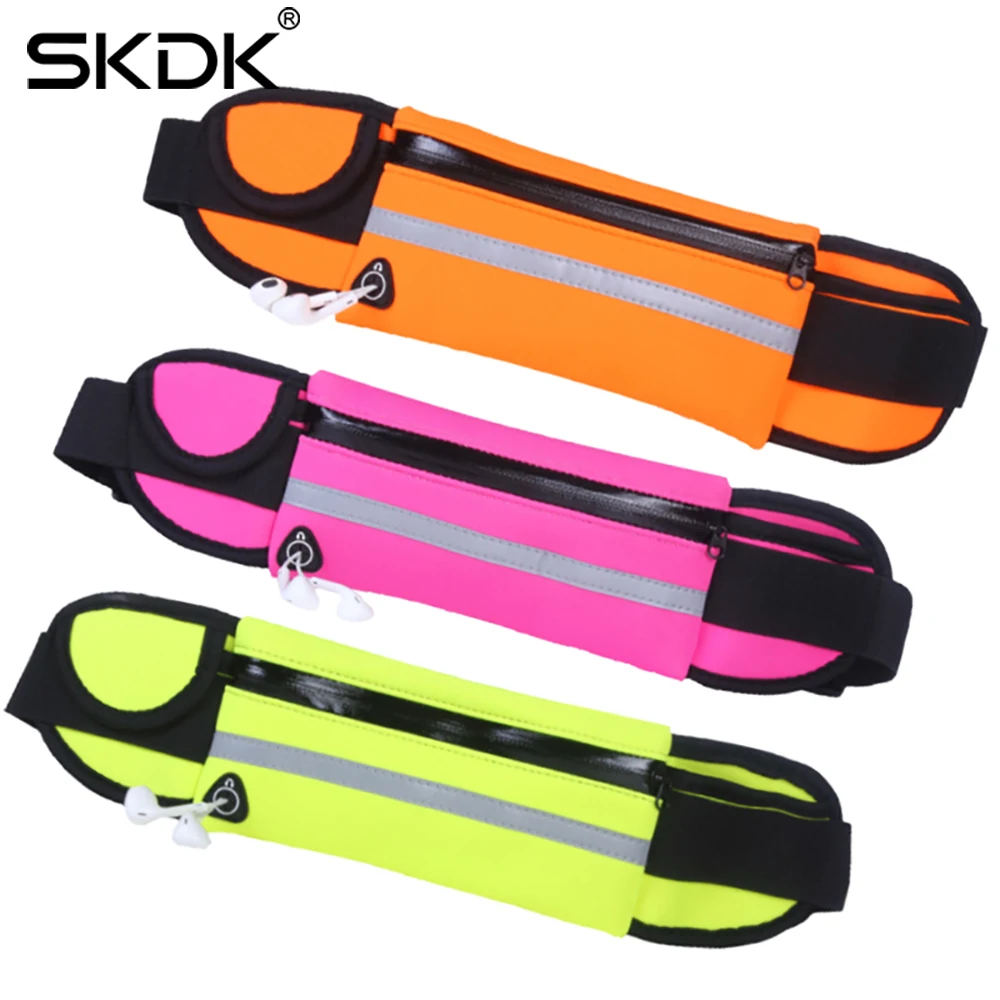 SKDK новая уличная Беговая поясная сумка Удобный Пояс для фитнес-тренировок водонепроницаемый для телефона Велоспорт, путешествия деньги пояс для женщин